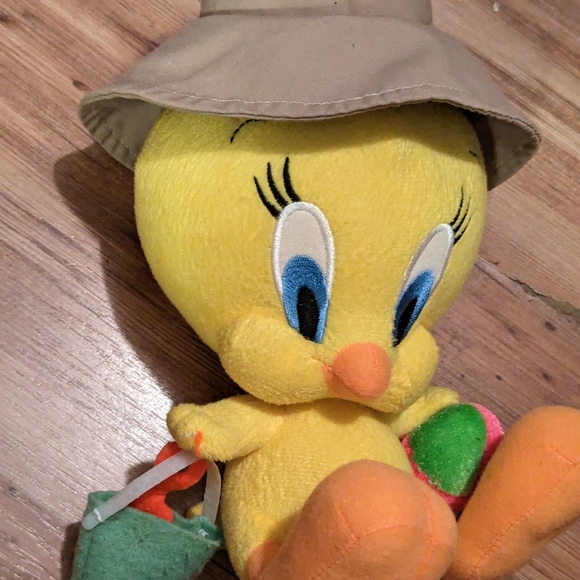 Warner Brothers Tweety Bird Plush Beach Theme Shovel Bucket Hat Beach Ball 10” - Picture 8 of 9